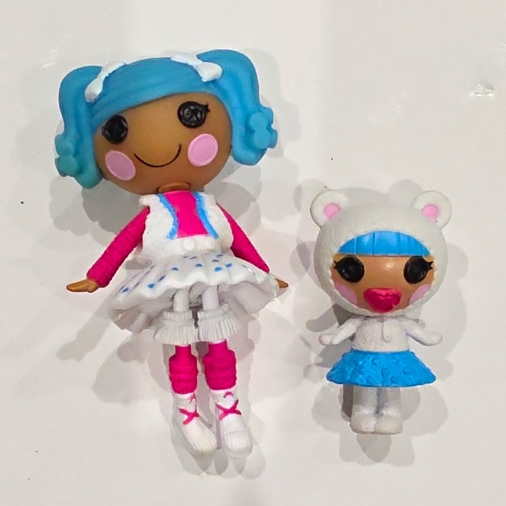 3 in mini Lalaloopsy Mittens fluff n stuff and snuggles Retired hard to find